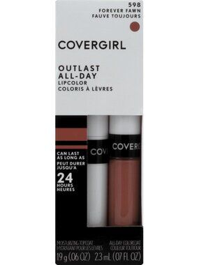 #598 FOREVER FAWN/ FAUVE TOUJOURS -  COVER GIRL OUTLAST ALL DAY LIPCOLOR